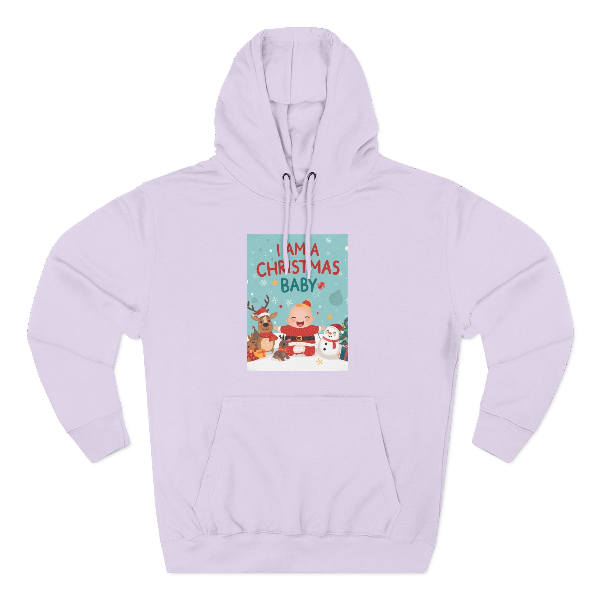 Chrstmas Three-Panel Fleece Hoodie