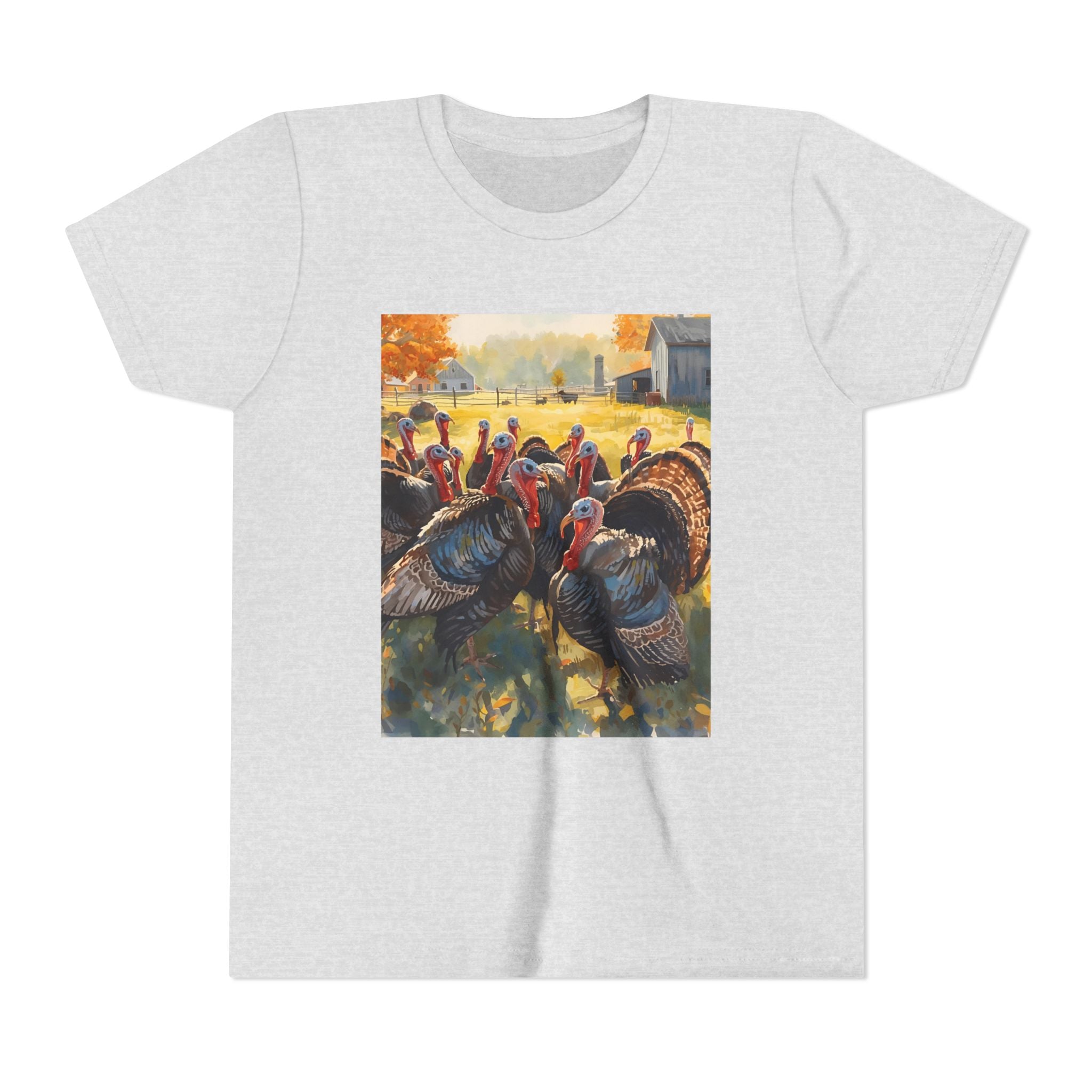 Thanksgiving Turkey Youth Short Sleeve Tee