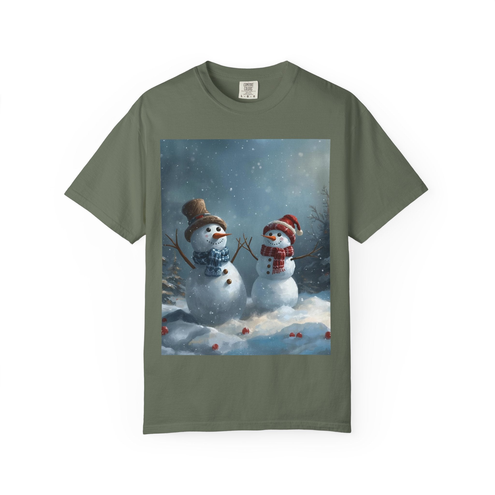 Christmas Winter Wonderland Snowman T-Shirt | Cozy Holiday Tee, Christmas Gift, Unisex Apparel, Seasonal Fashion, Winter Vibes