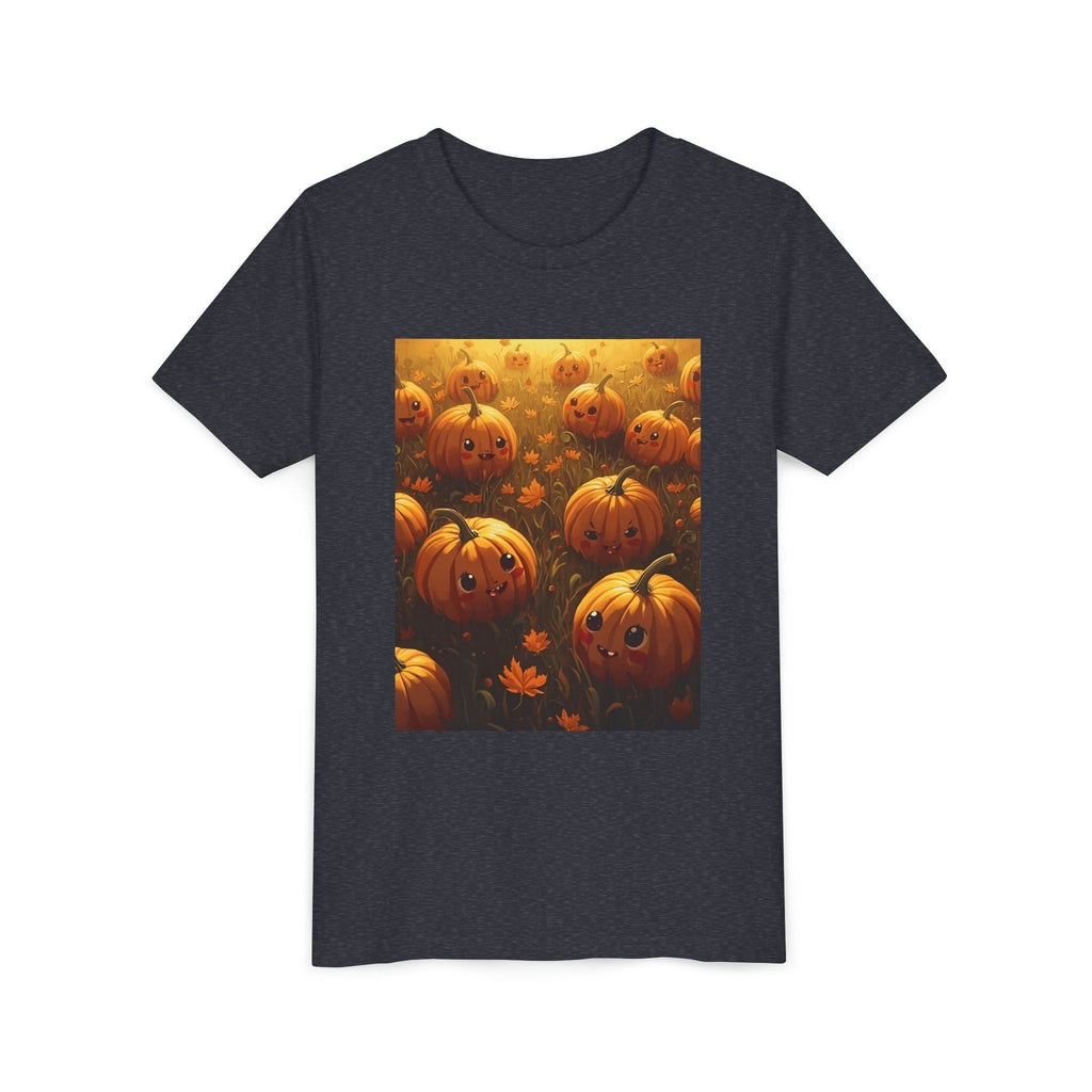 Pumpkin Halloween Youth Tee, Fall Shirt, Halloween Gift, Kids Halloween Apparel, Harvest Celebration T-shirt