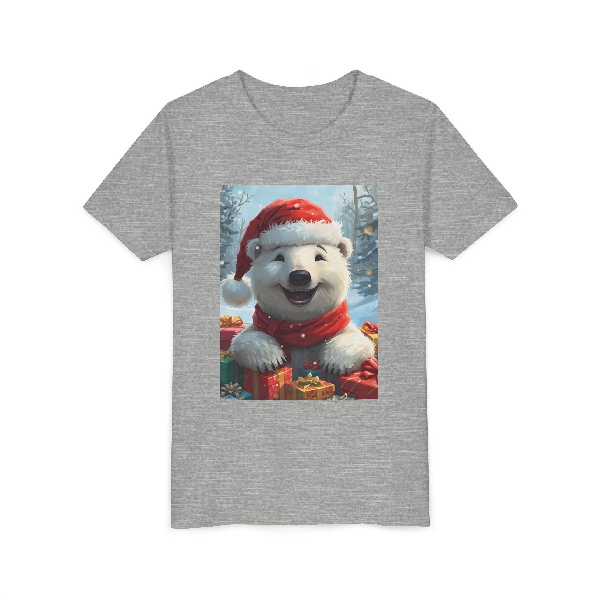 Christmas Bear Youth Short Sleeve Tee