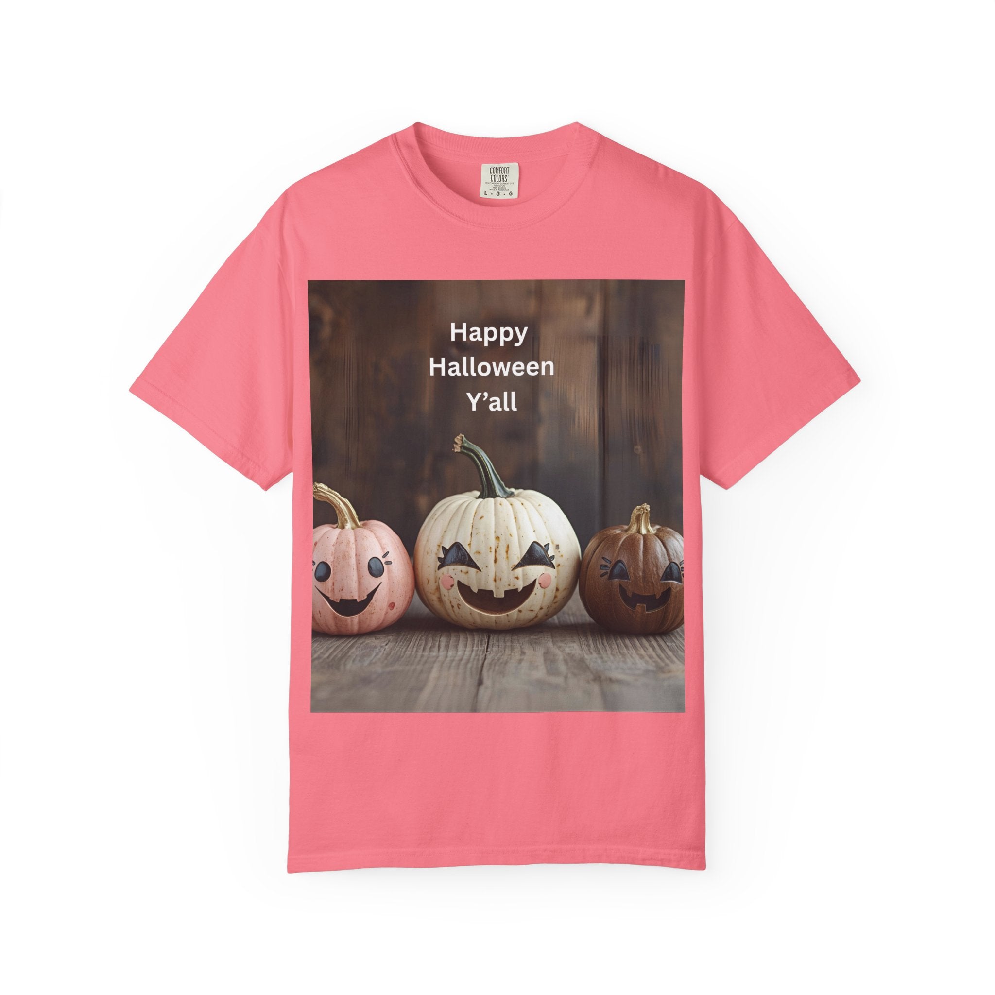 Happy Halloween Unisex T-Shirt, Casual Fall Tee, Halloween Gift, Pumpkin Shirt, Autumn Apparel, Holiday Style