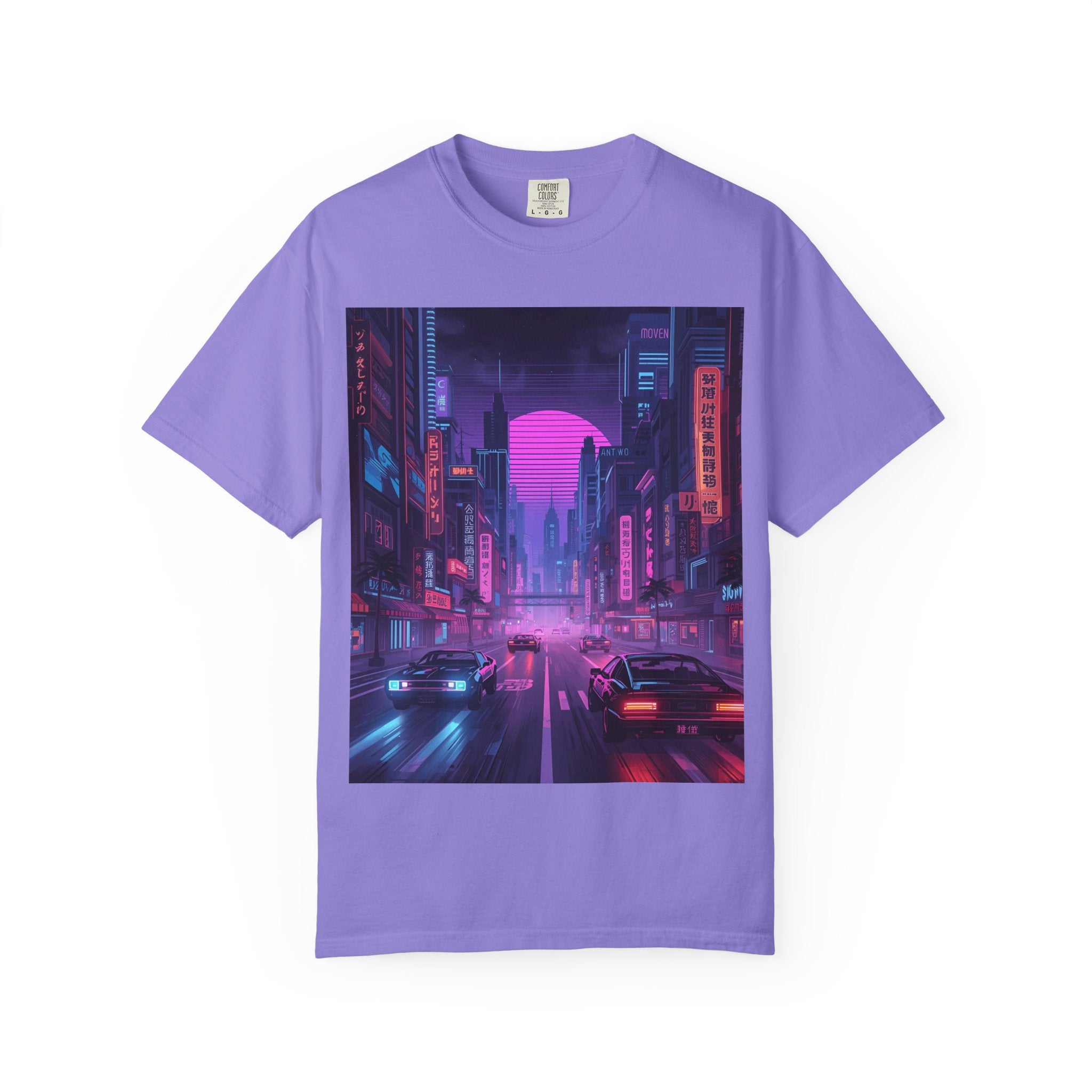 Futuristic City Unisex T-Shirt, Trendy Graphic Tee, Streetwear Style, Perfect for Gifts, Casual Wear, Summer Vibes