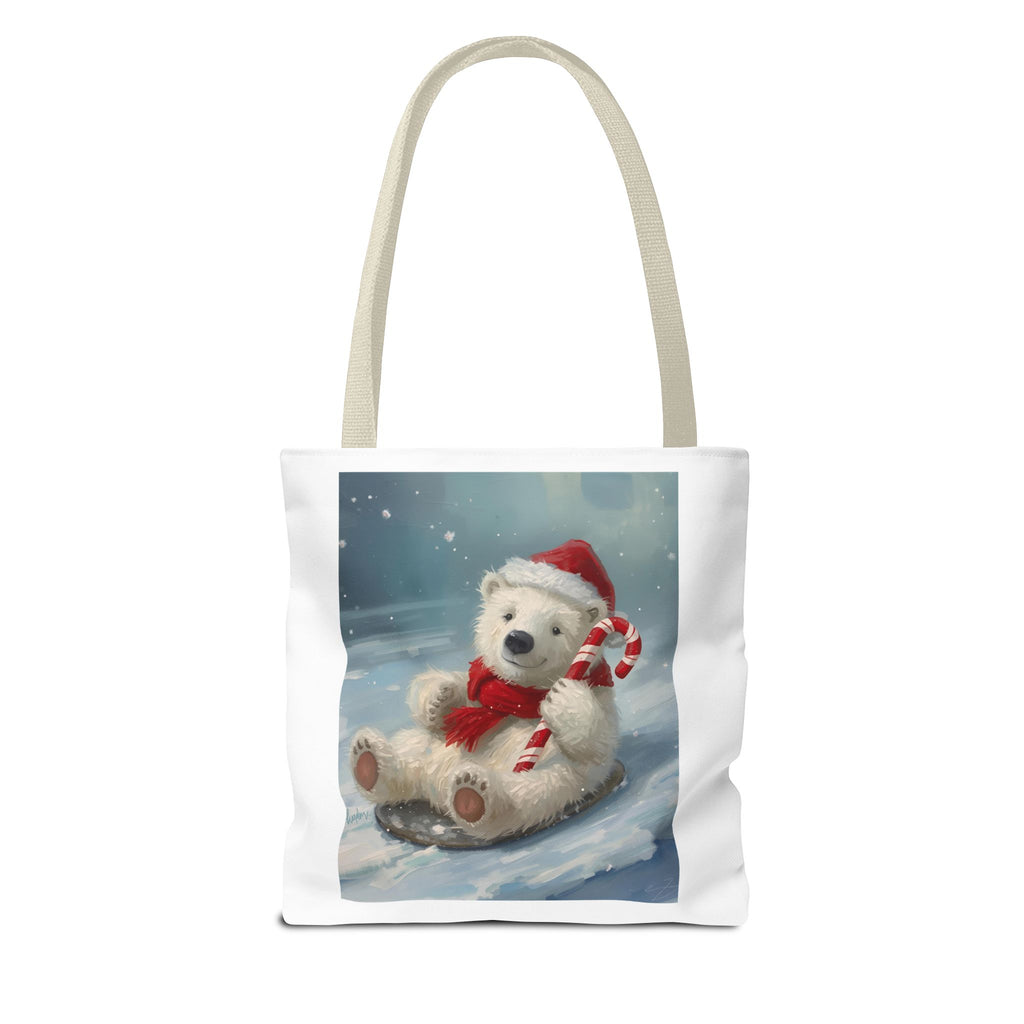 Cute Christmas Bear Tote Bag (AOP)