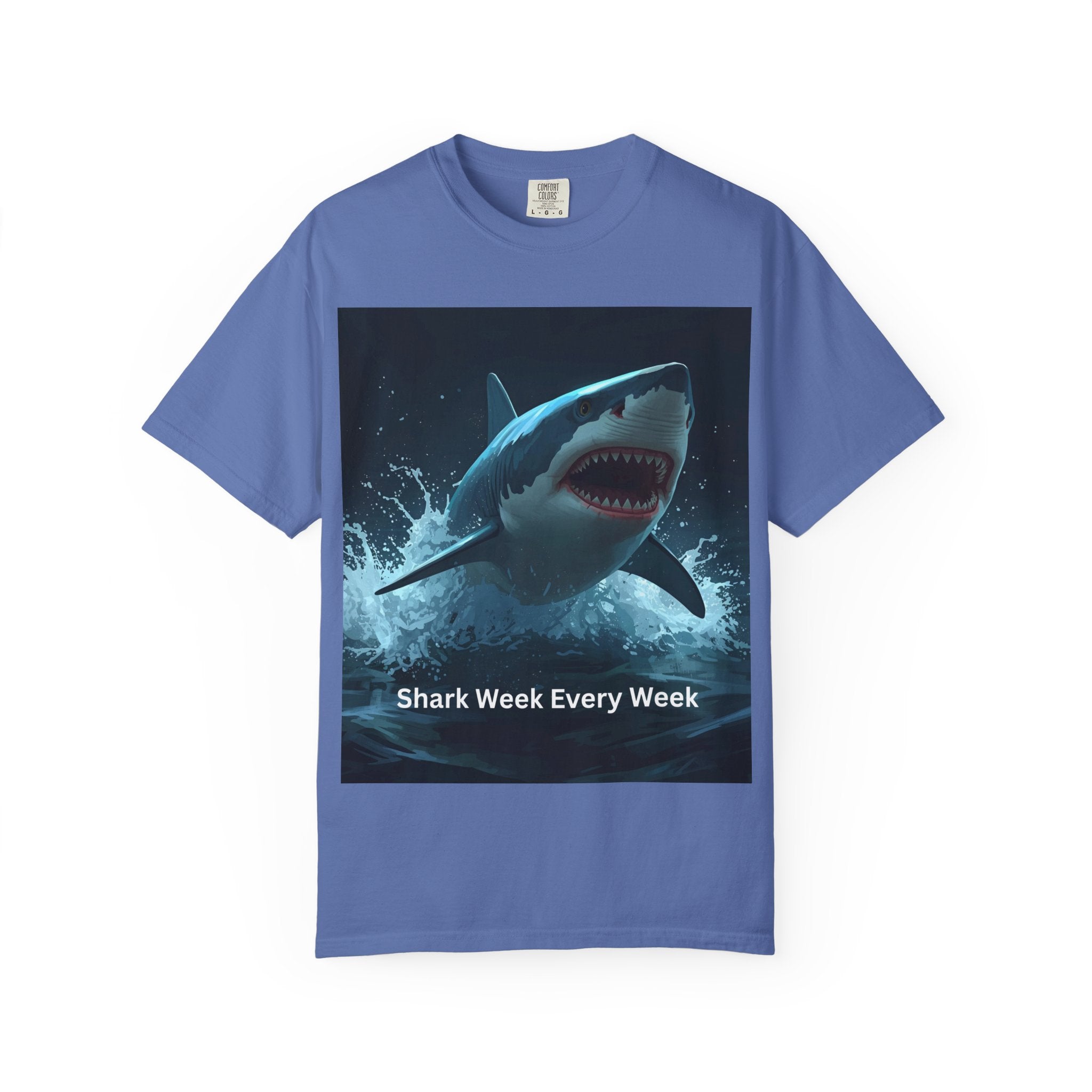 Shark Week Unisex T-Shirt | Fun Ocean Lover Tee, Summer Beachwear, Gift for Shark Fans, Party Outfit, Ocean Conservation Awareness