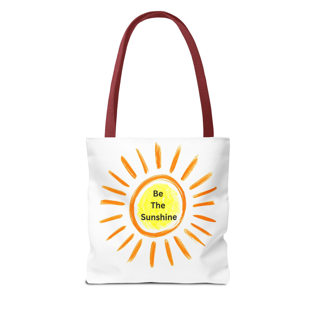 Be the Sunshine Tote Bag | Bright Motivational Bag, Eco-Friendly Shopping Tote, Summer Gift, Inspirational Beach Bag, Unique Accessories
