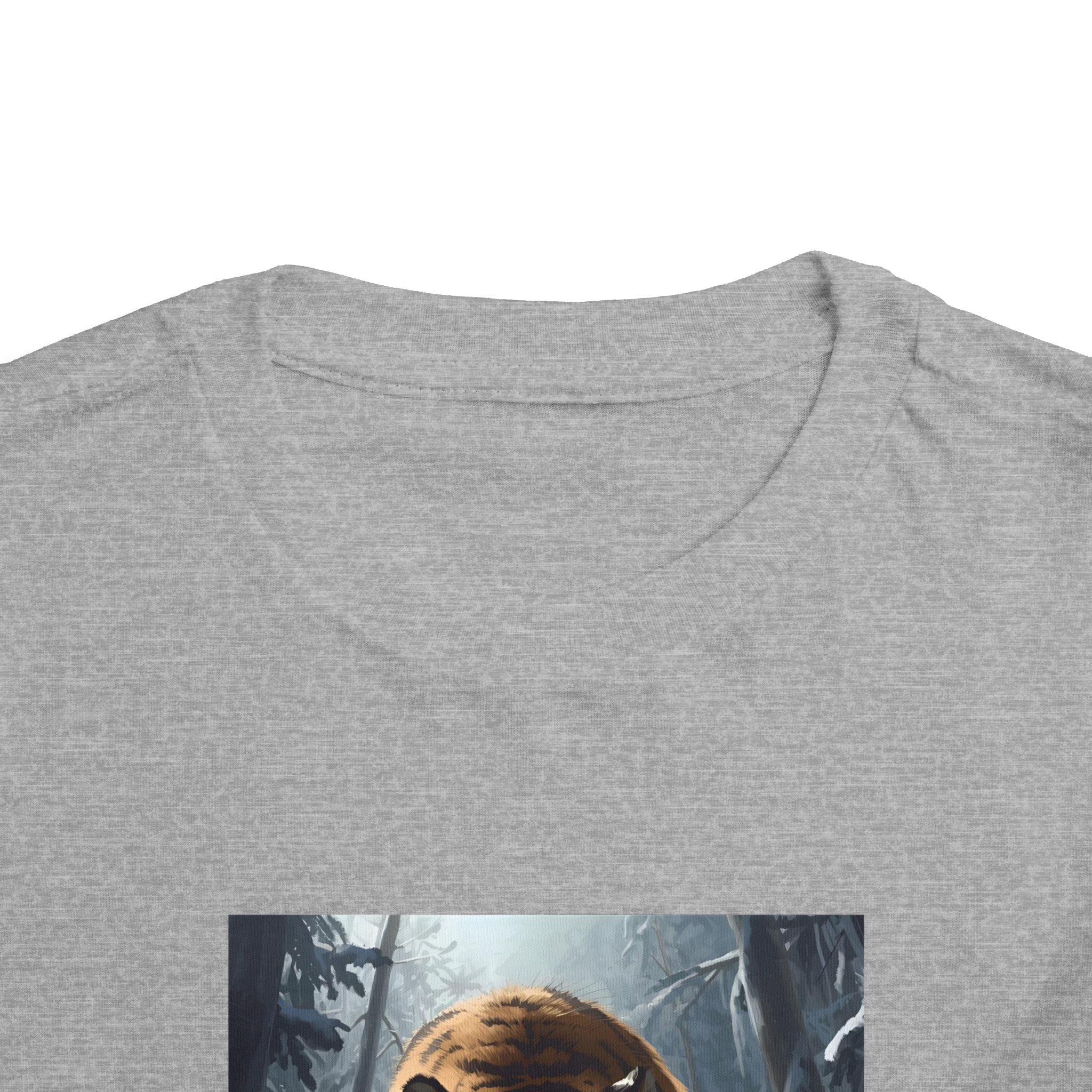 Tiger Roar Snow Toddler Short Sleeve Tee