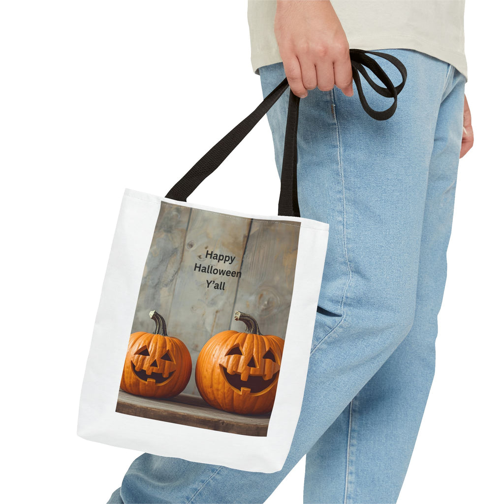 Halloween Pumpkin Tote Bag, Perfect for Fall Celebrations, Trick or Treating, Seasonal Gifts, Cute Halloween Decor, Eco-Friendly Carryall