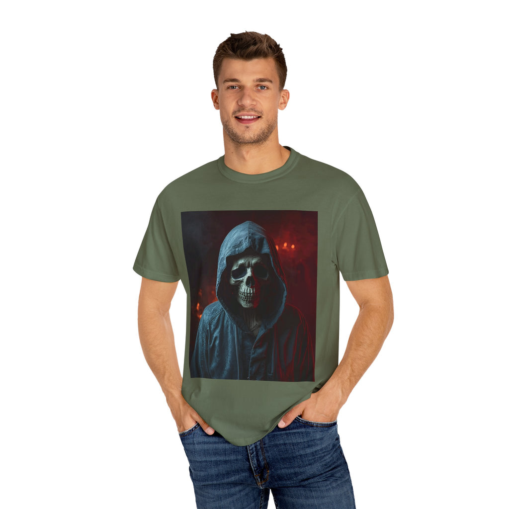 Gothic Skull T-Shirt | Unisex Vintage Tee, Halloween Shirt, Edgy Graphic Top, Unique Gift for Him/Her, Urban Style Wear