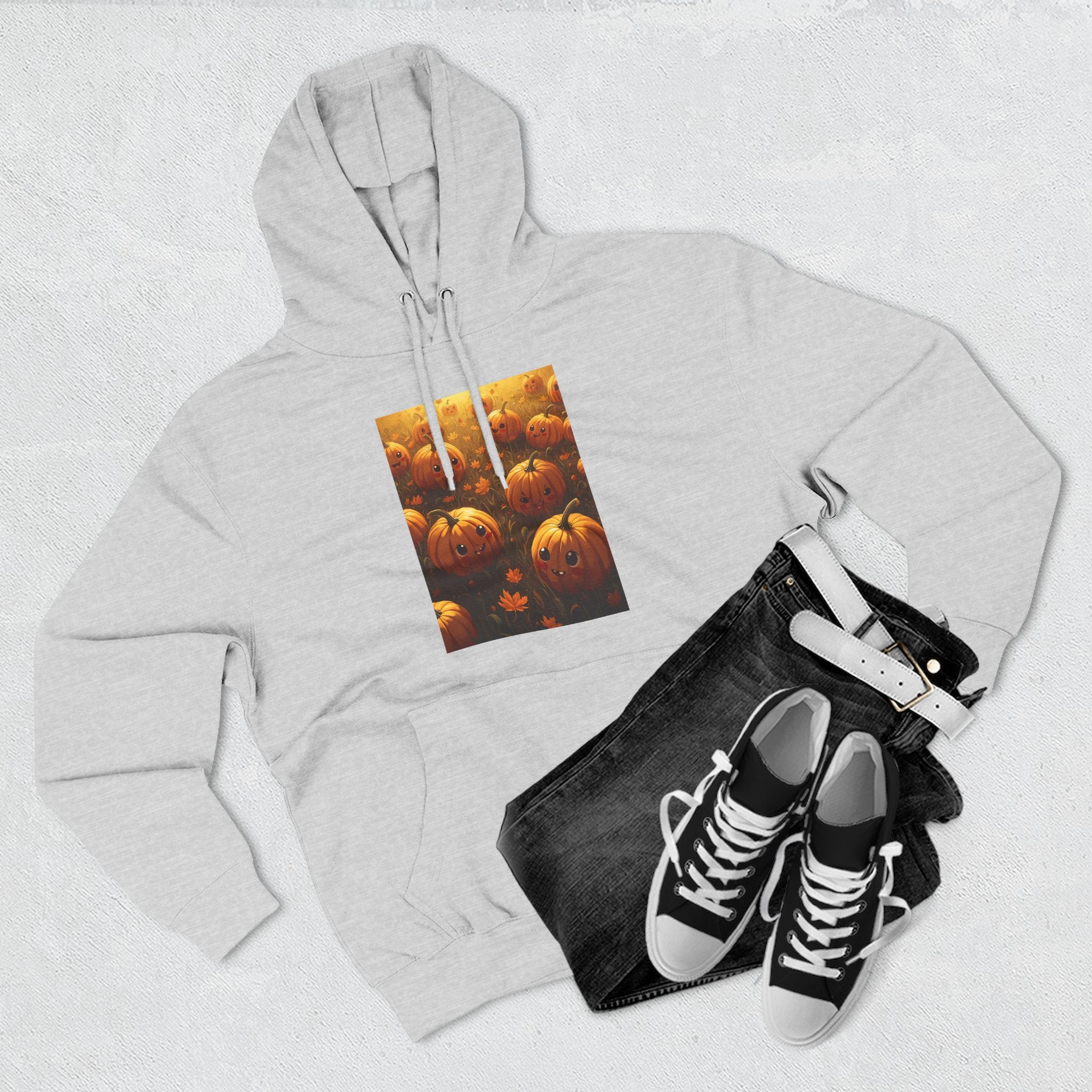 Cozy Pumpkin Hoodie, Fall Apparel, Halloween Gift, Pumpkin Patch Sweater, Autumn Clothing, Seasonal Style