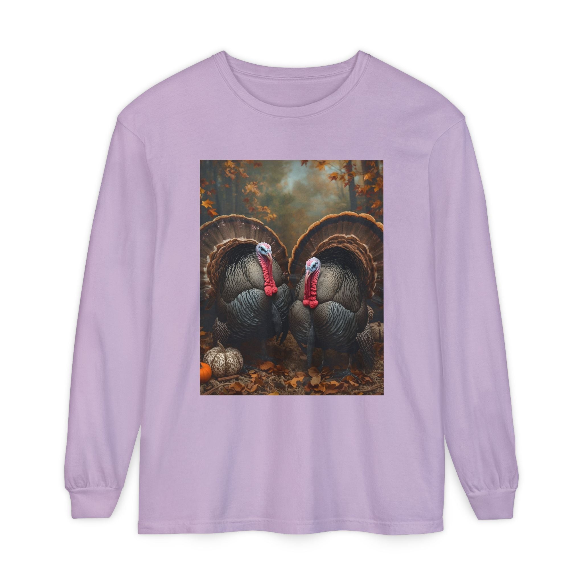 Unisex Garment-dyed Long Sleeve T-Shirt