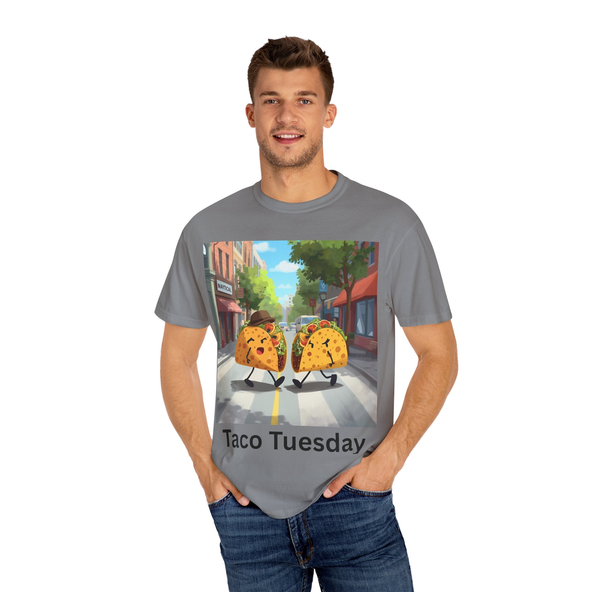 Taco Tuesday Unisex Garment-Dyed T-shirt
