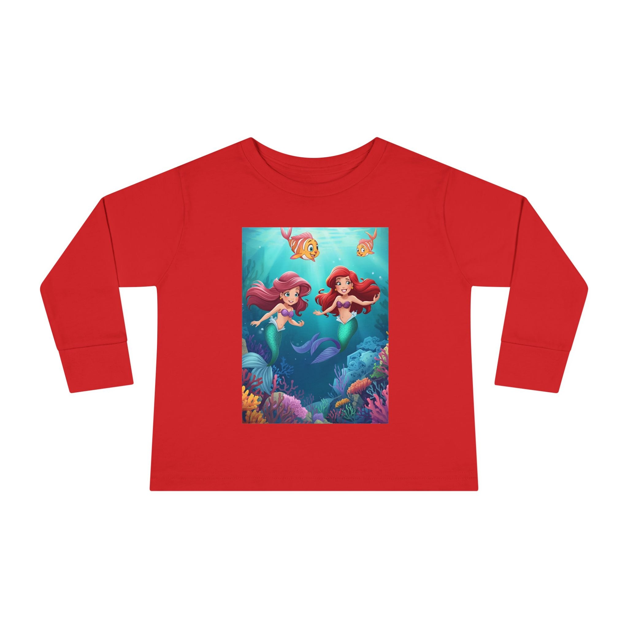 Mermaid Toddler Long Sleeve Tee