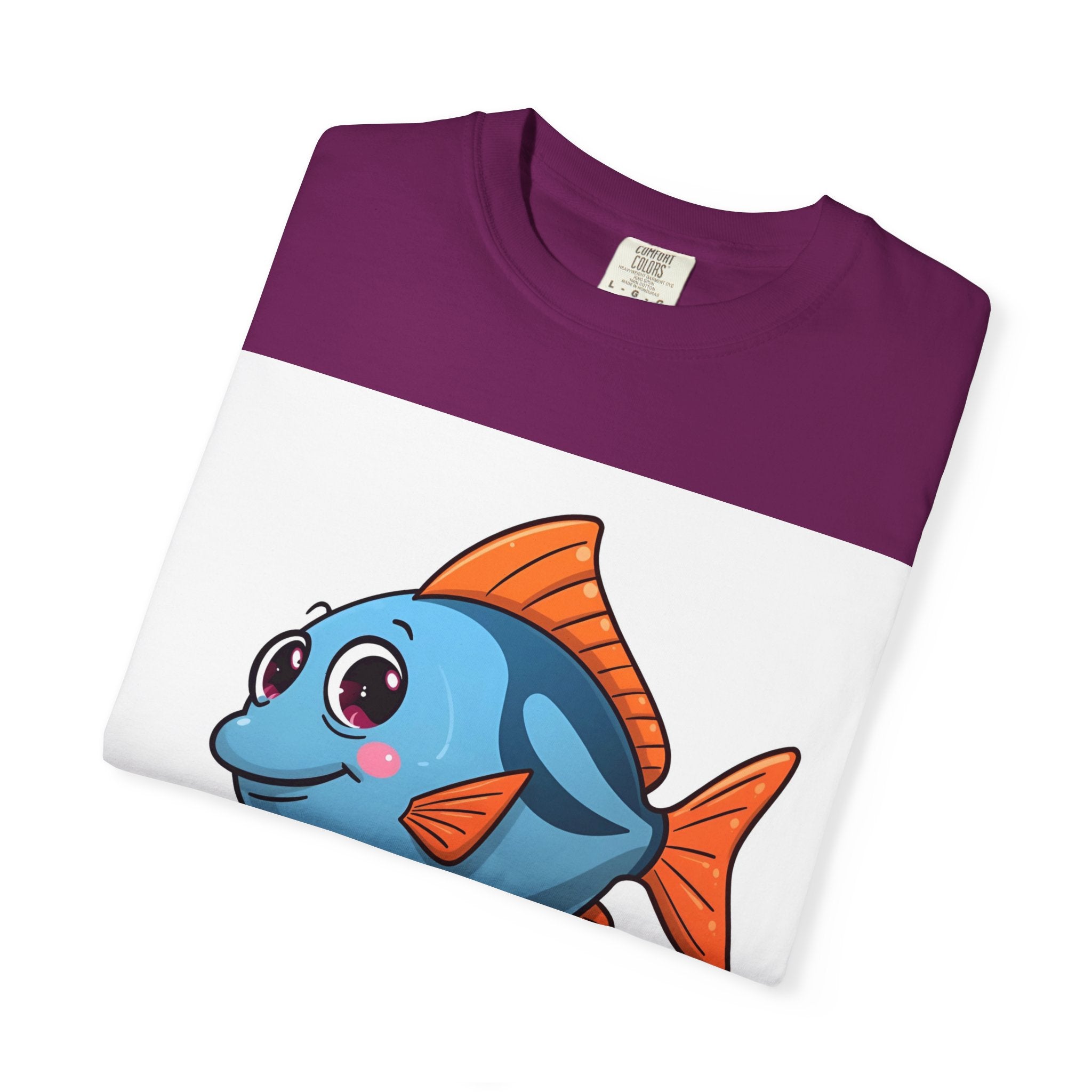 Here Fishy Fishy Fishy Unisex Garment-Dyed T-shirt
