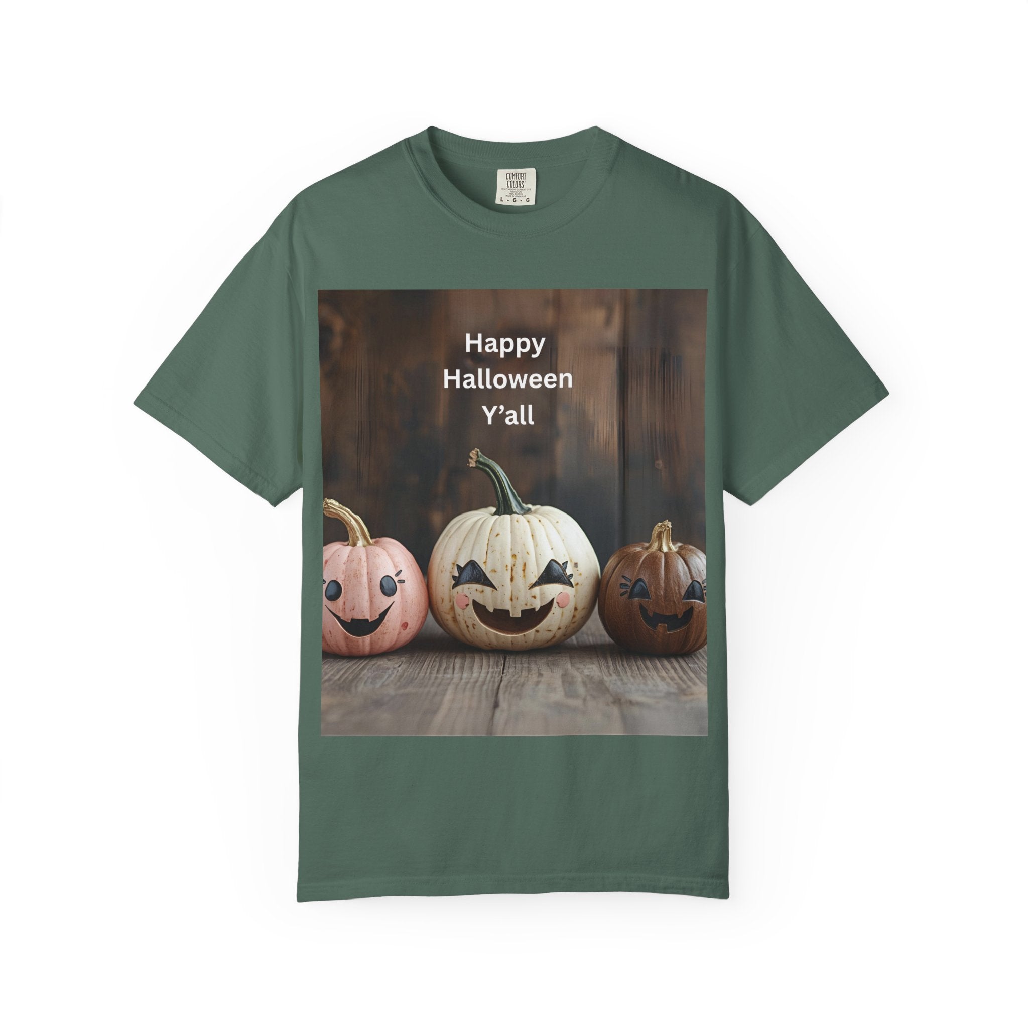 Happy Halloween Unisex T-Shirt, Casual Fall Tee, Halloween Gift, Pumpkin Shirt, Autumn Apparel, Holiday Style