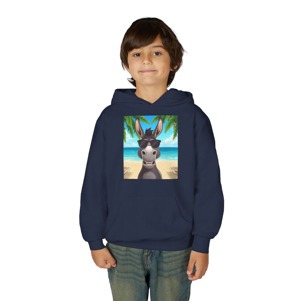 Donkey Beach Vibes Youth Heavy Blend Hooded Sweatshirt