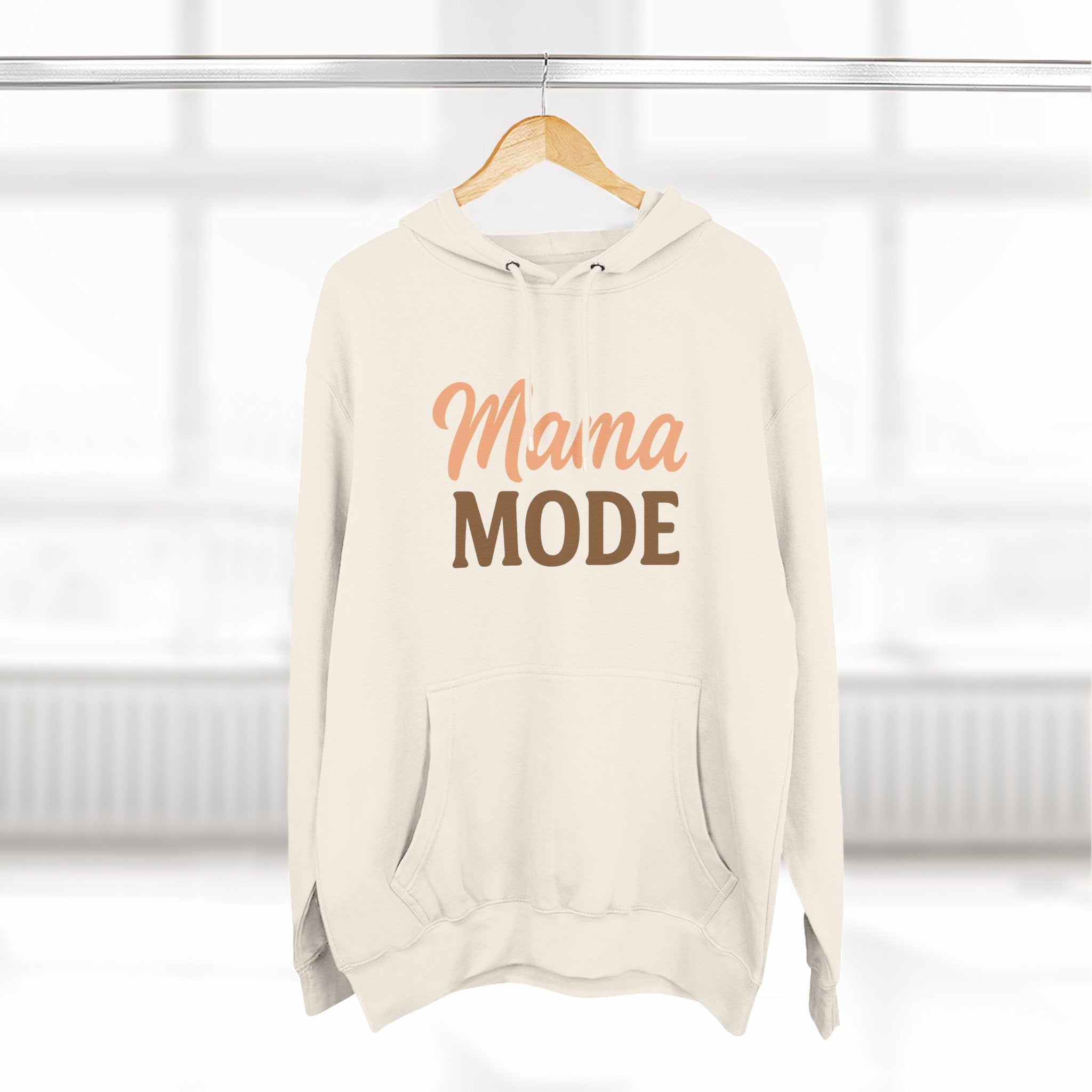 Mama Mode Hoodie — Cozy Casual Fleece Sweatshirt for Moms