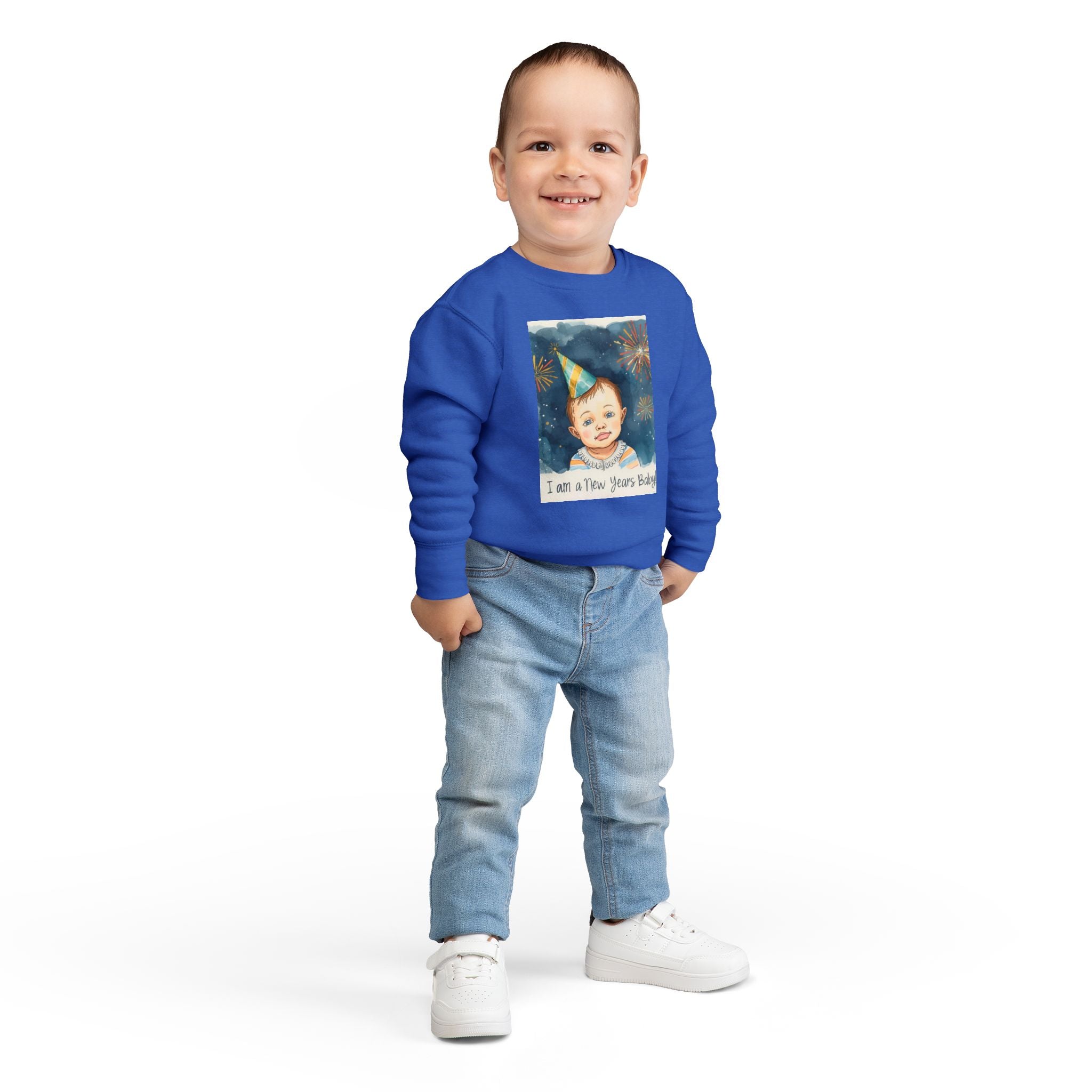 I Am A New Years Baby Toddler Sweatshirt