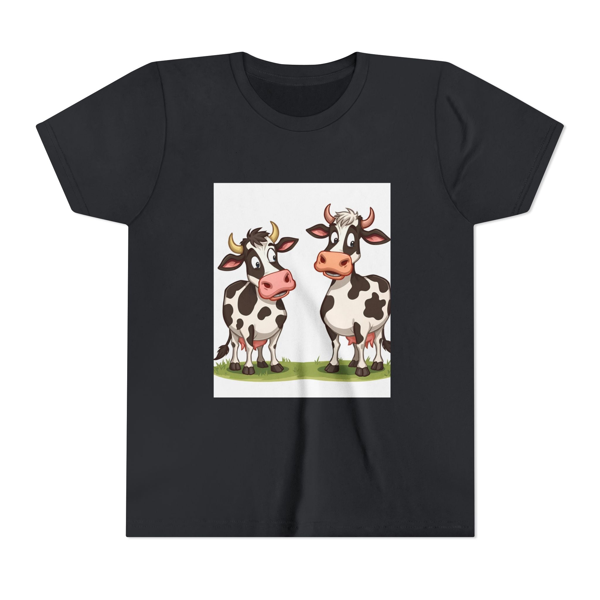 Cute Cows Youth Short Sleeve Tee