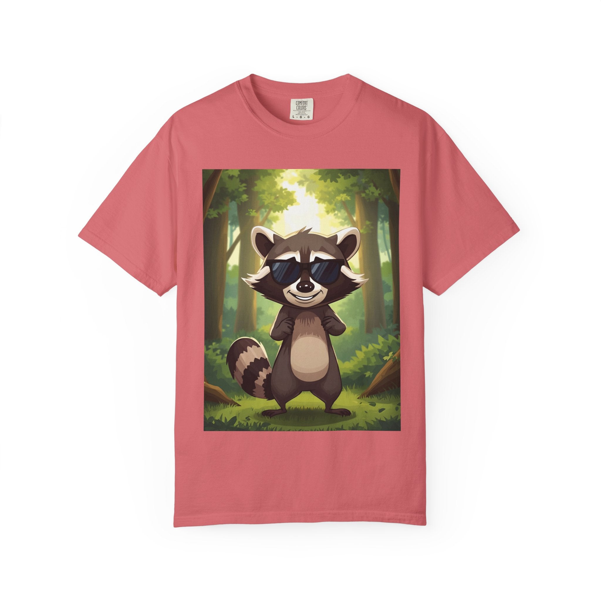 Whimsical Raccoon T-Shirt, Fun Nature Tee, Unisex Forest Shirt, Gift for Animal Lovers, Cute Wildlife Apparel