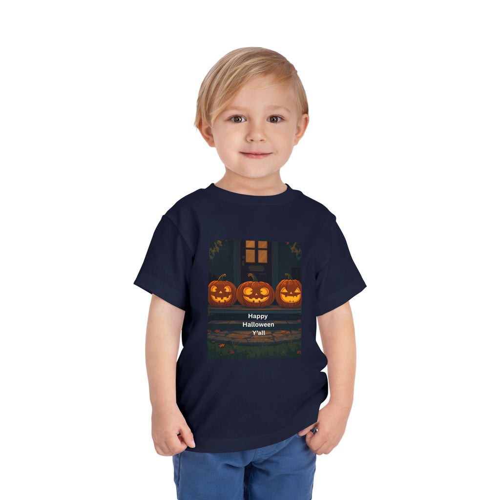 Spooky Pumpkin Toddler Short Sleeve Tee