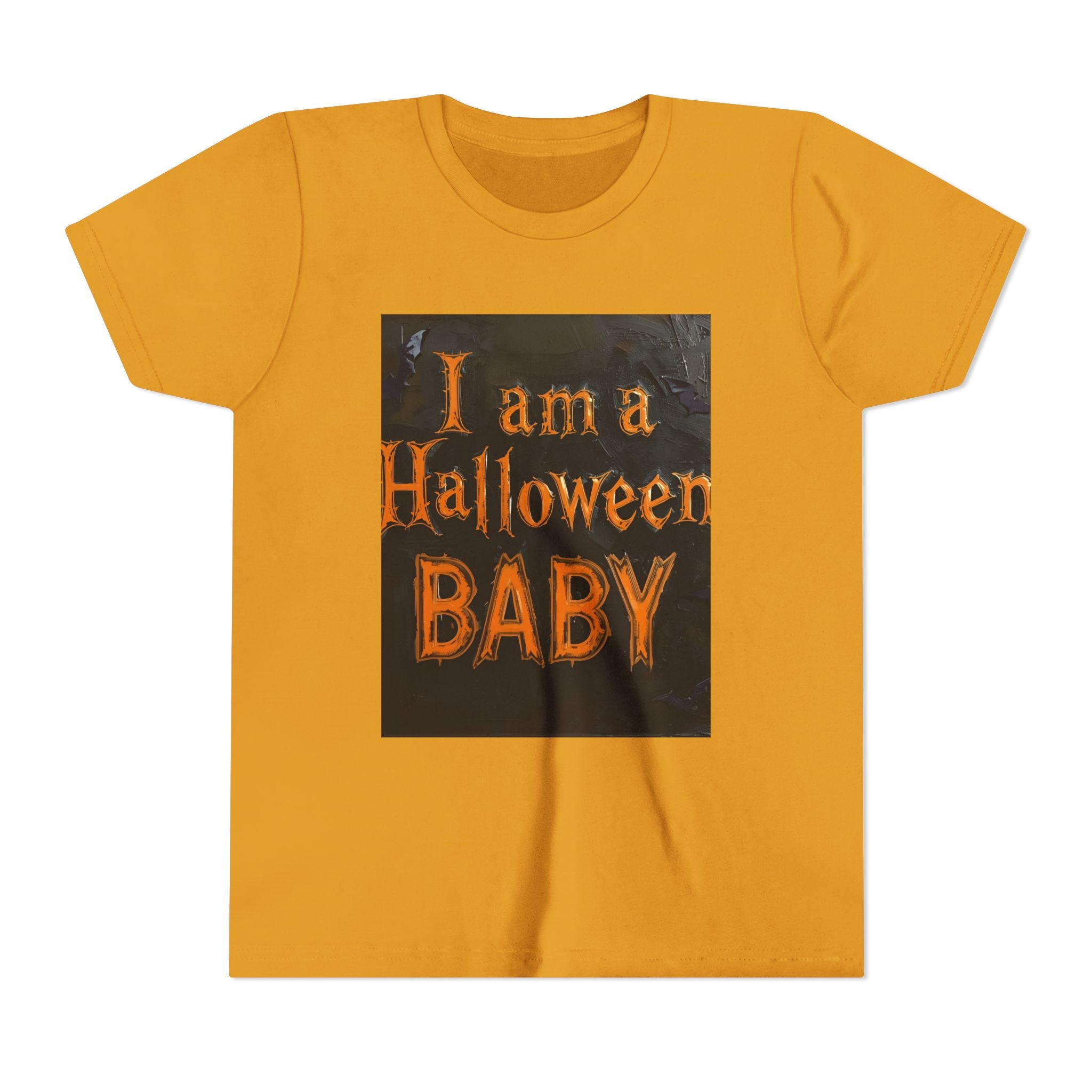 I Am A Halloween Baby Youth Short Sleeve Tee