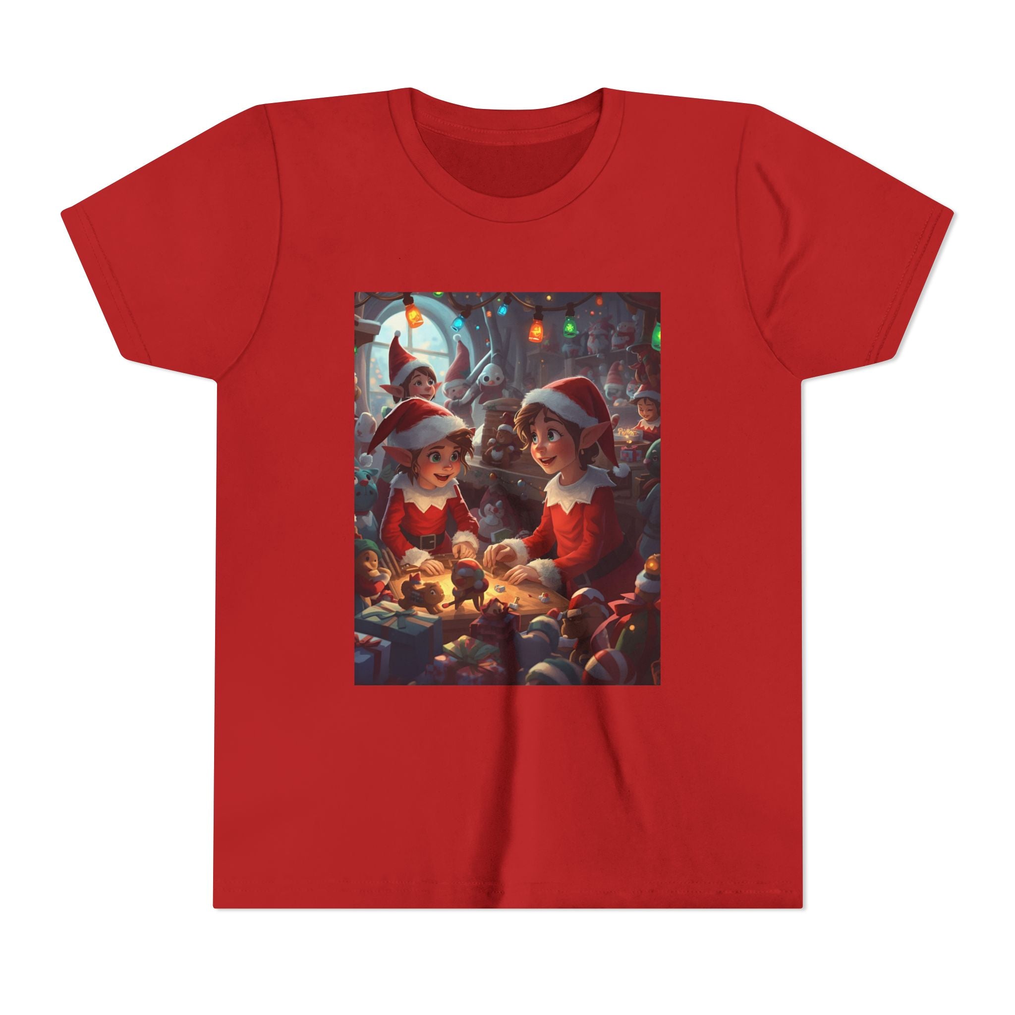 Christmas Elf Youth Short Sleeve Tee