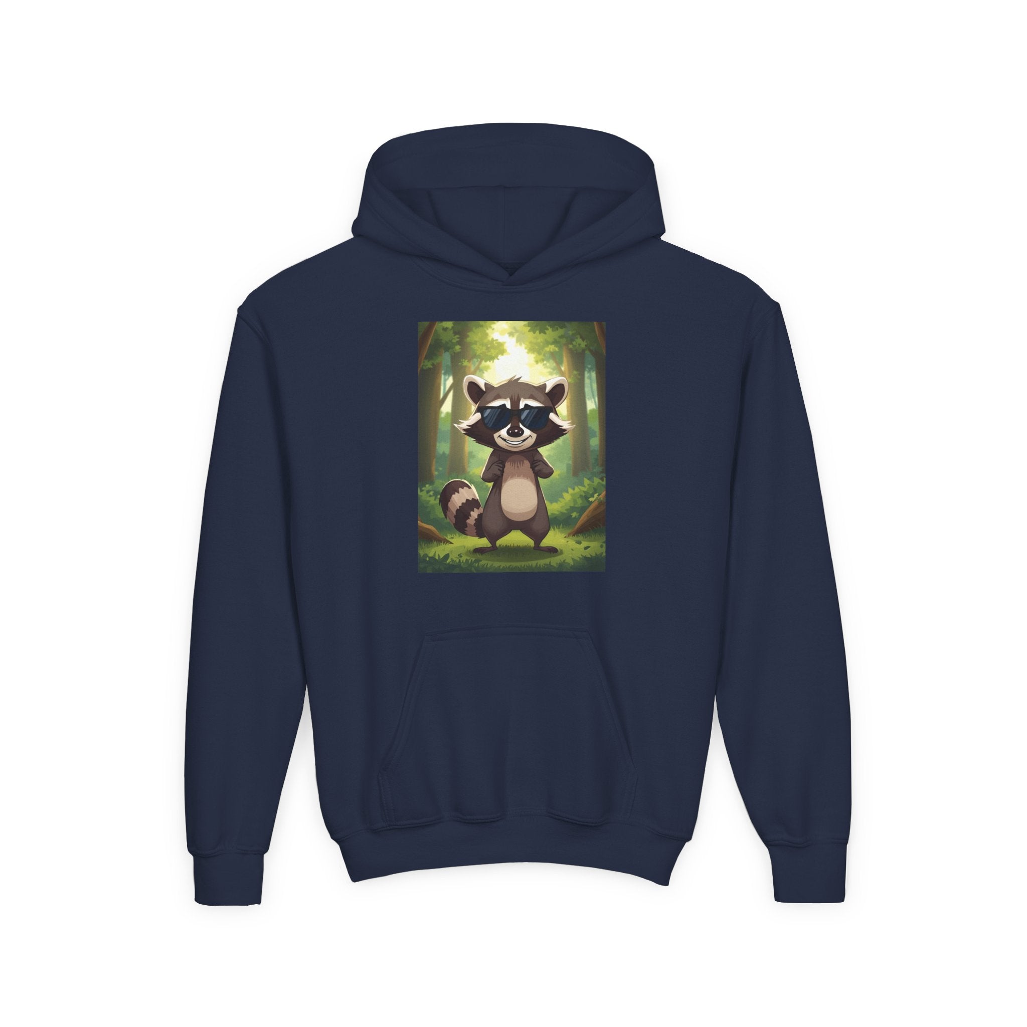Raccoon Youth Heavy Blend Hooded Sweatshirt