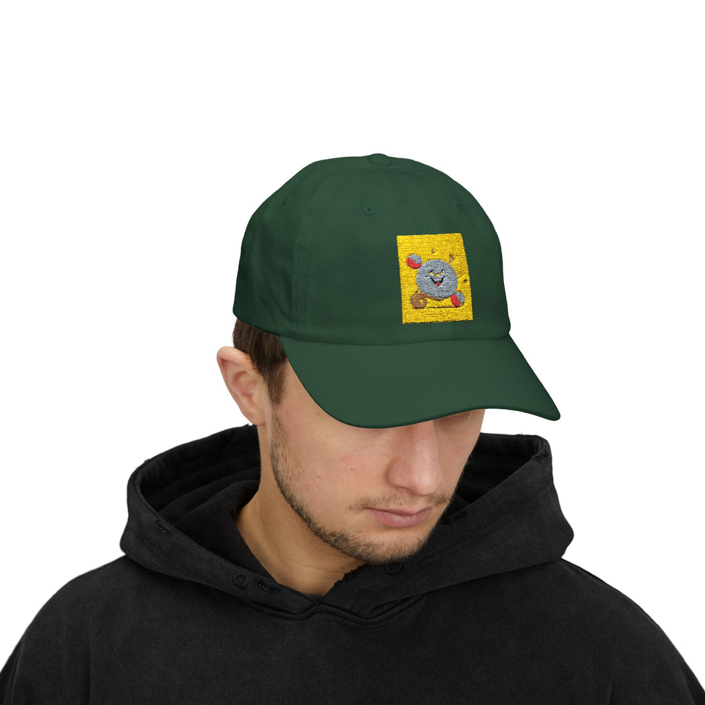 Whimsical Colorful Classic Dad Cap - Fun Vintage Embroidery, Ideal Gift for Father's Day, Casual Wear, Summer Outing, Unique Accessory