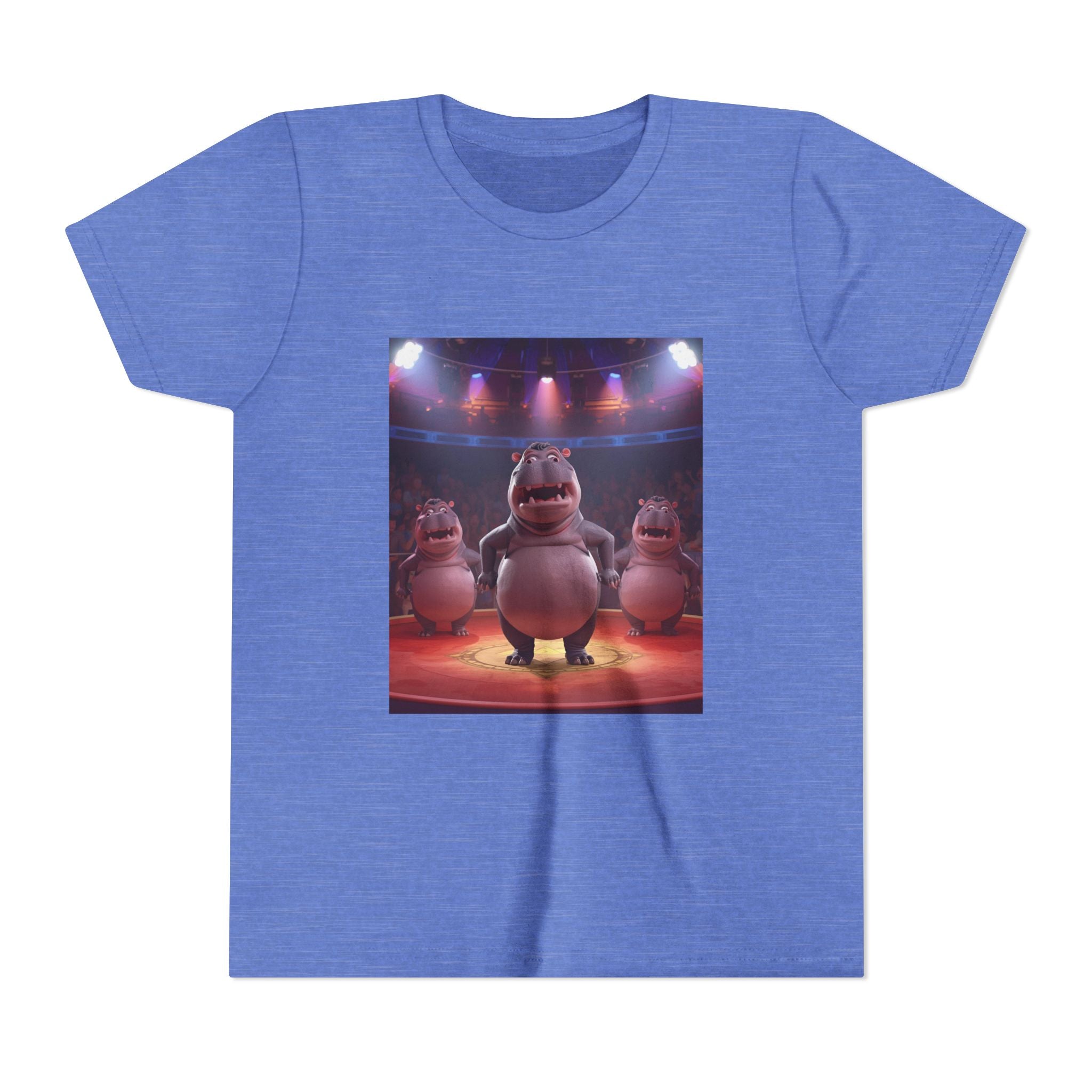 Hippo Funny Youth Short Sleeve Tee