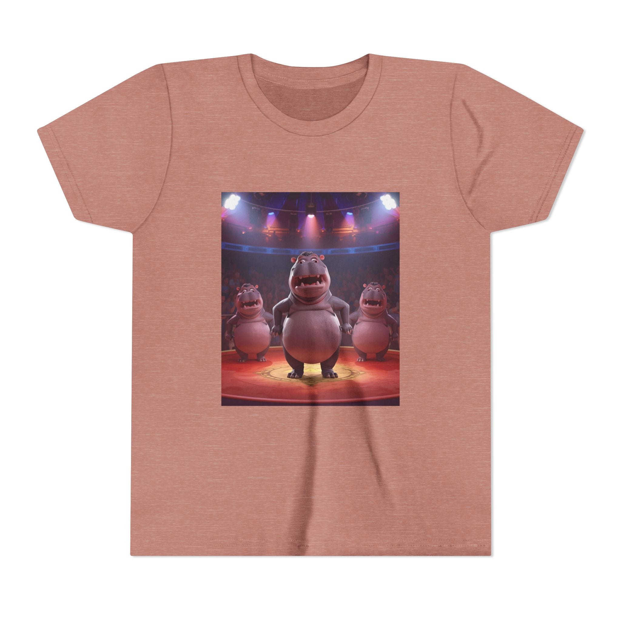 Hippo Funny Youth Short Sleeve Tee
