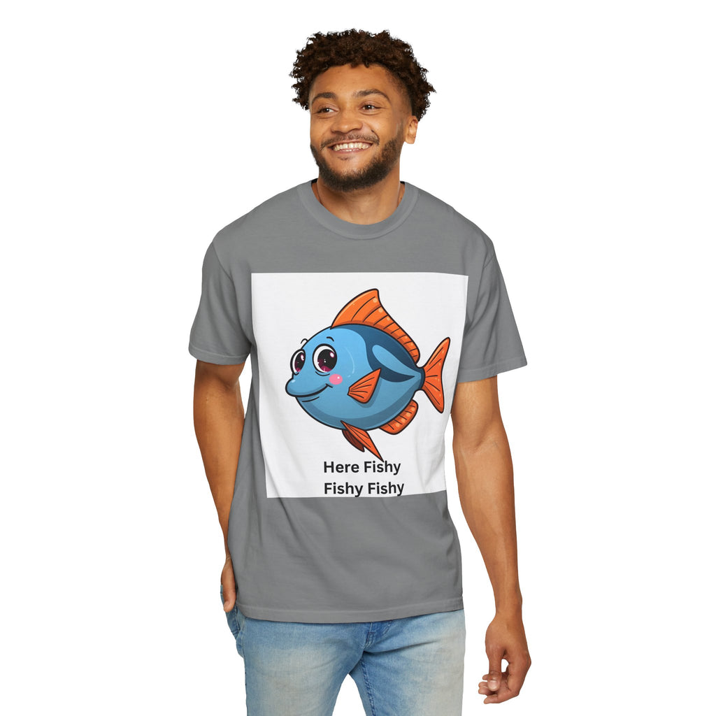 Fishy Fishy Fishy Unisex Garment-Dyed T-shirt
