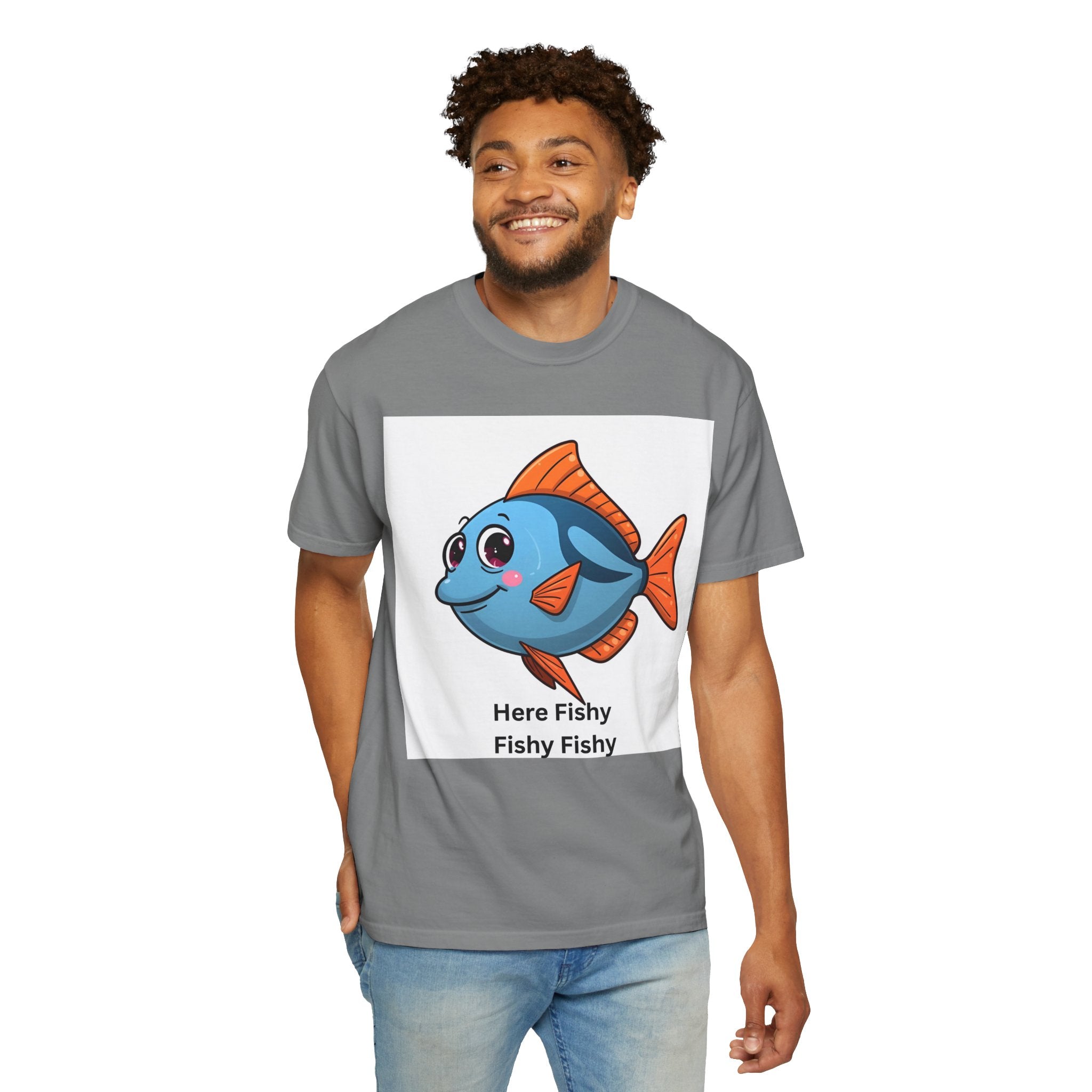 Fishy Fishy Fishy Unisex Garment-Dyed T-shirt