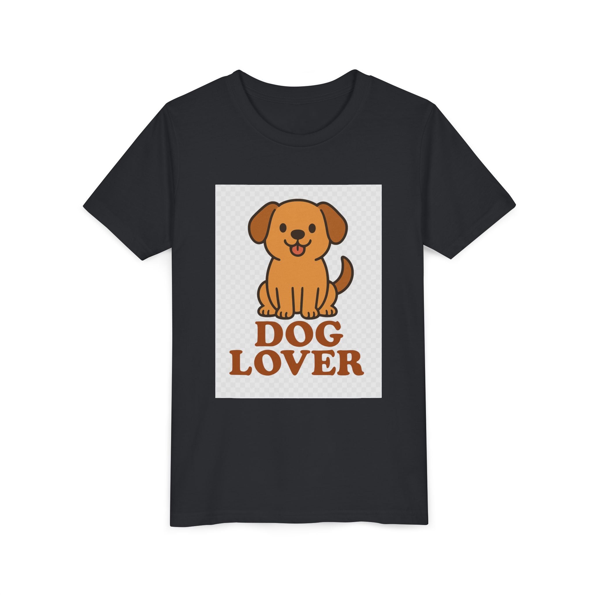 Cute Dog Lover Youth T-Shirt, Pet Lover Gift, Animal Tee, Kids Dog Shirt, Birthday Present for Kids, Fun Youth Apparel