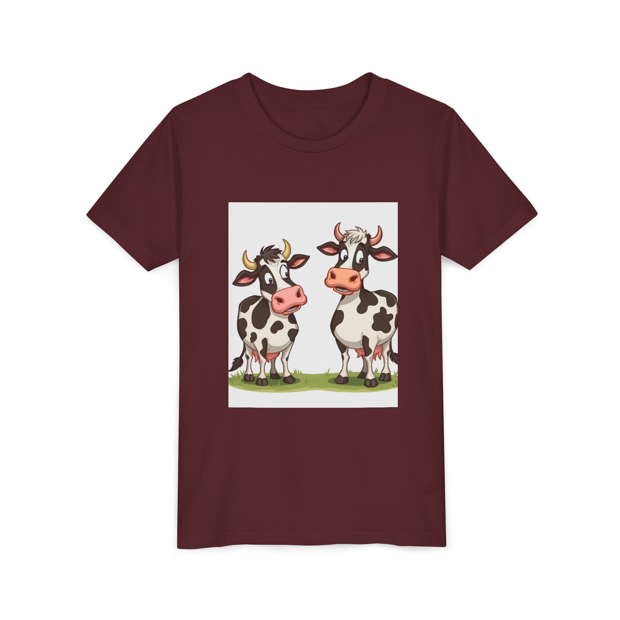Cute Cows Youth Short Sleeve Tee