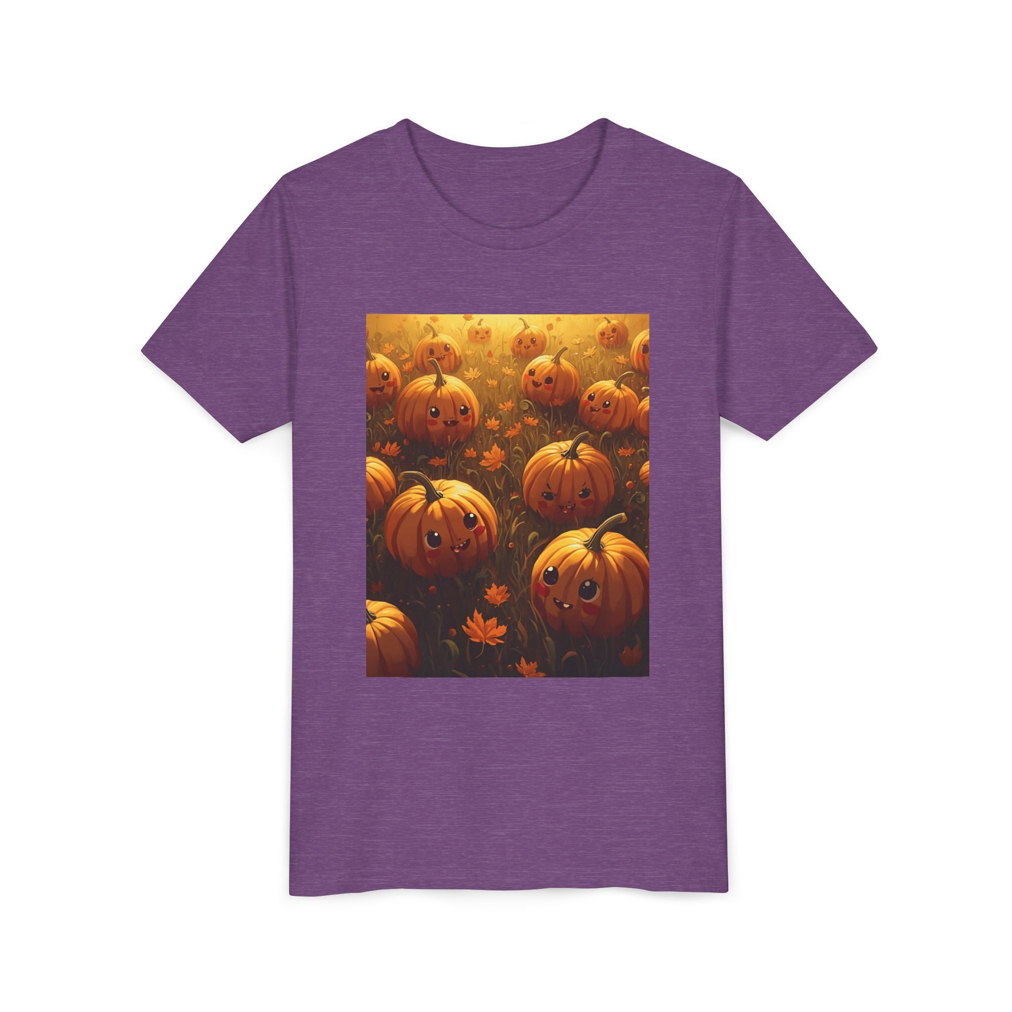 Pumpkin Halloween Youth Tee, Fall Shirt, Halloween Gift, Kids Halloween Apparel, Harvest Celebration T-shirt