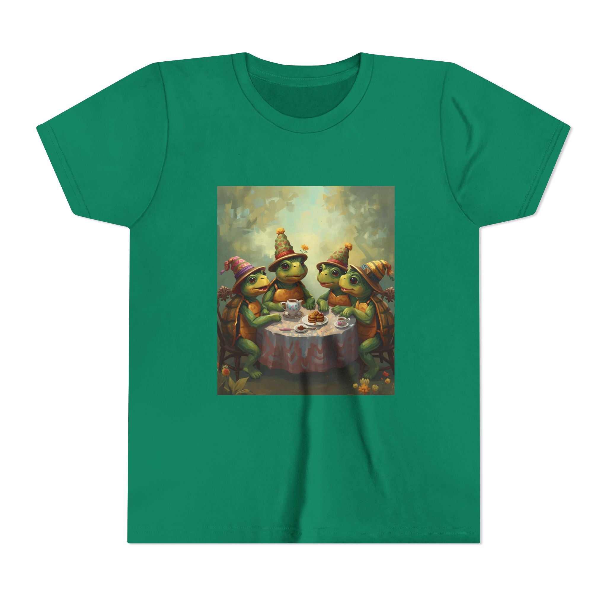 Whimsical Turtle Youth Short Sleeve Tee