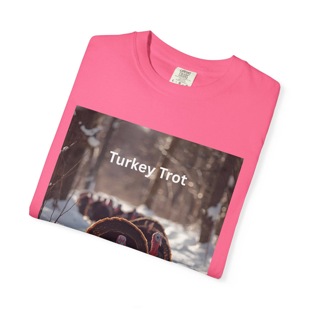Turkey Trot Unisex T-Shirt, Casual Tee, Thanksgiving Apparel, Outdoor Fun Shirt, Festival Wear, Holiday Gift Idea