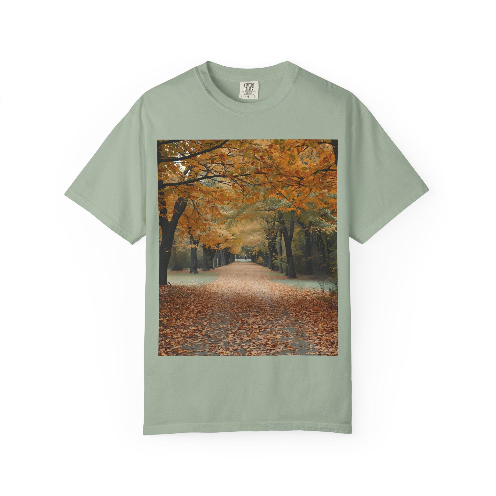 Autumn Pathway T-Shirt | Nature Lover Gift, Fall Fashion, Unisex Tee, Seasonal Wear, Cozy Vibes