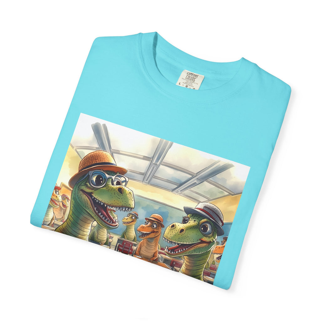 Dinosaur Classroom Unisex T-shirt, Fun Gift for Kids, Cool Graphic Tee for Teachers, Classroom Humor Outfit, Unique Dino Design
