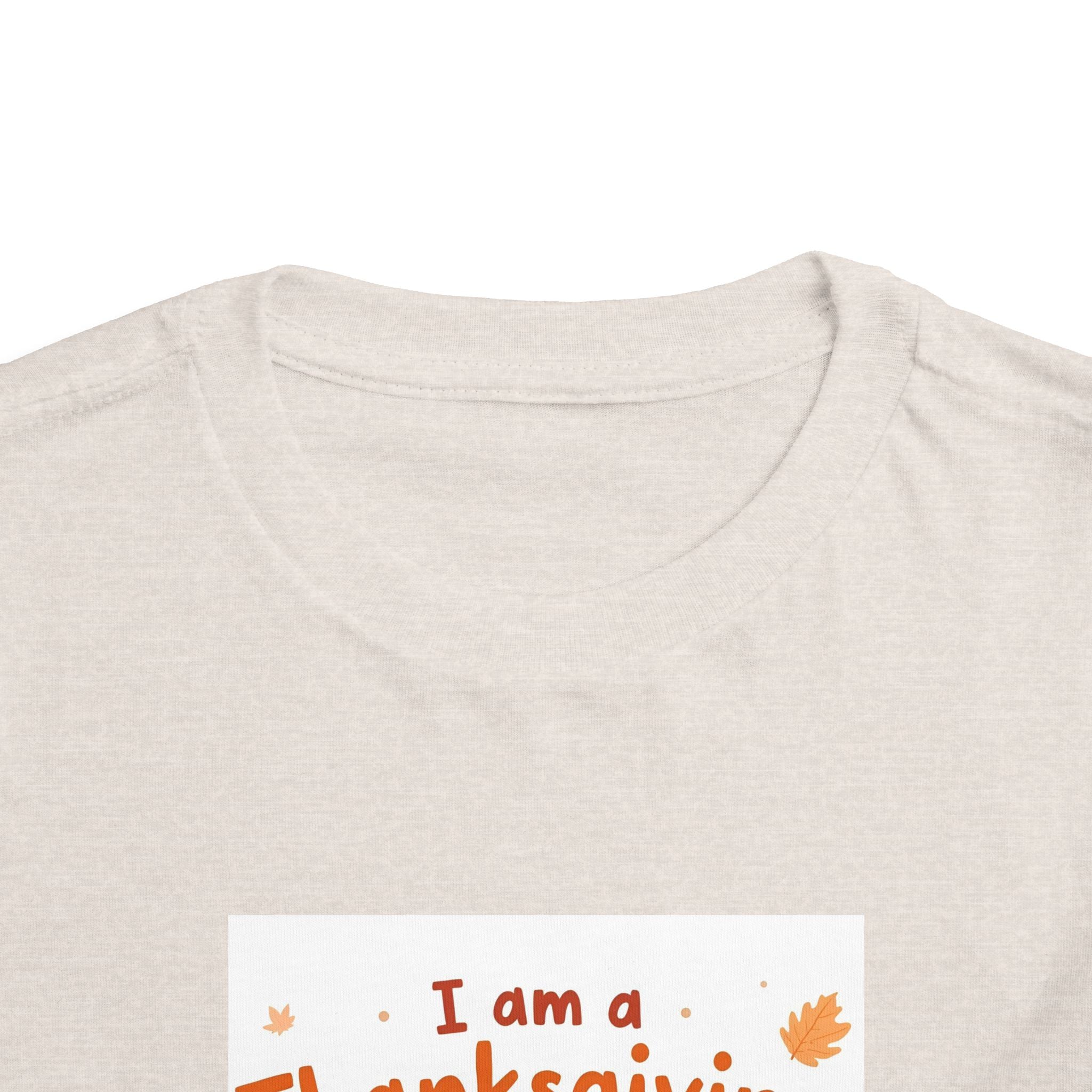 I Am A Thanksgiving Baby Toddler Short Sleeve Tee