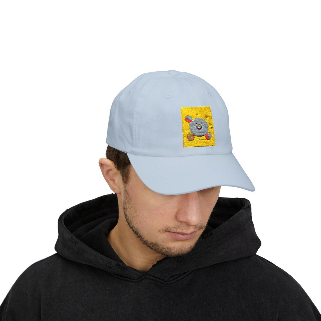 Whimsical Colorful Classic Dad Cap - Fun Vintage Embroidery, Ideal Gift for Father's Day, Casual Wear, Summer Outing, Unique Accessory