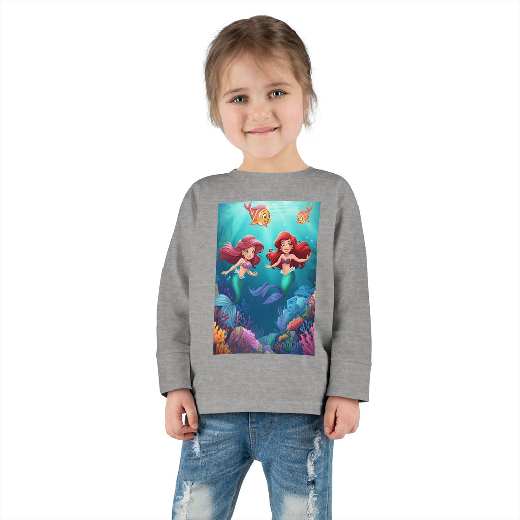 Mermaid Toddler Long Sleeve Tee