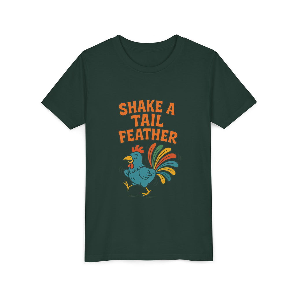 Shake A Tail Feather Youth Short Sleeve Tee