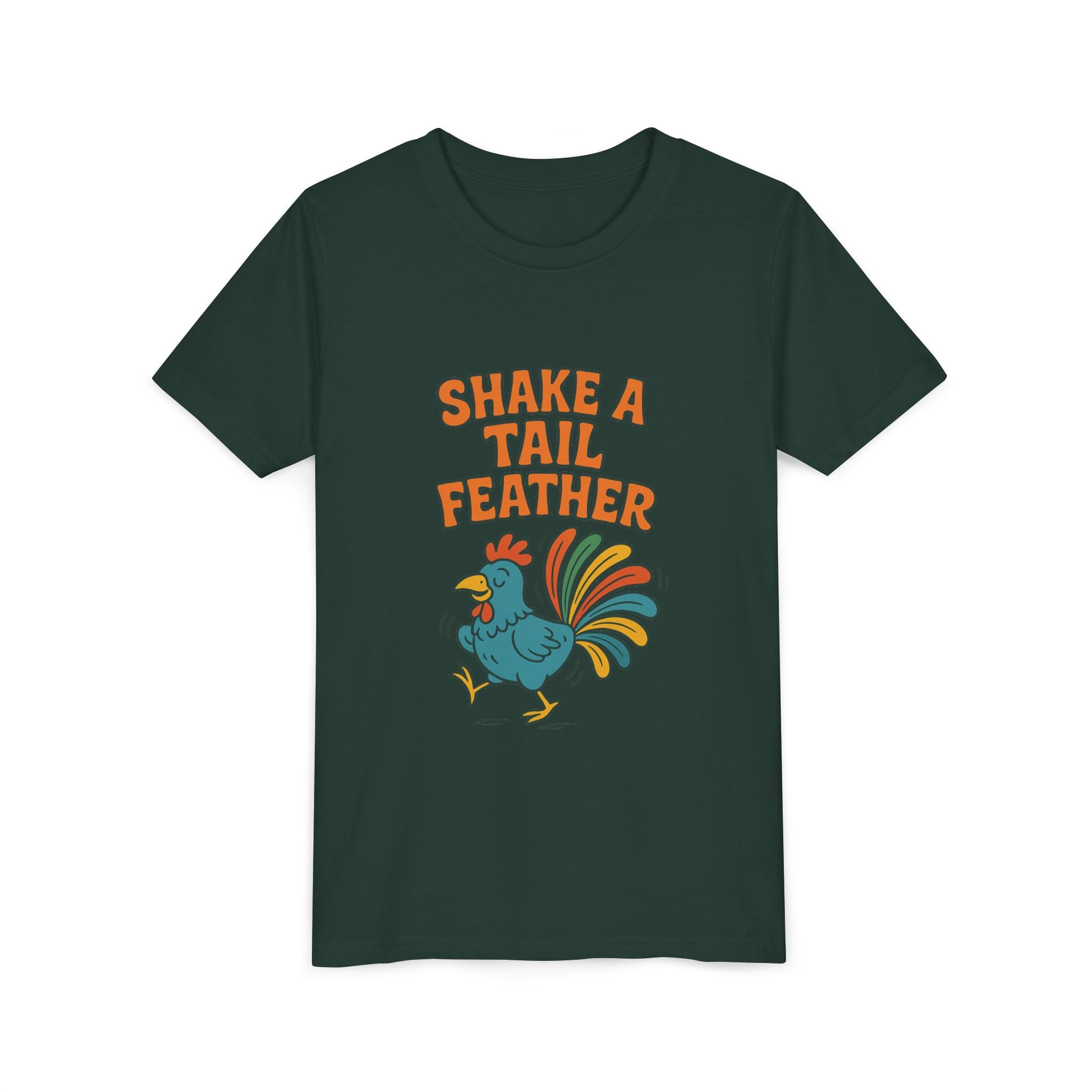 Shake A Tail Feather Youth Short Sleeve Tee