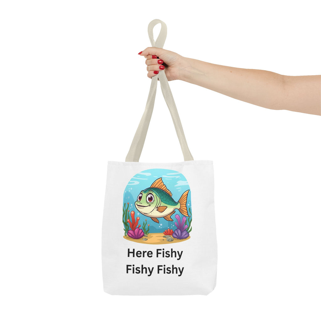 Here Fishy Fishy Fishy Tote Bag (AOP)