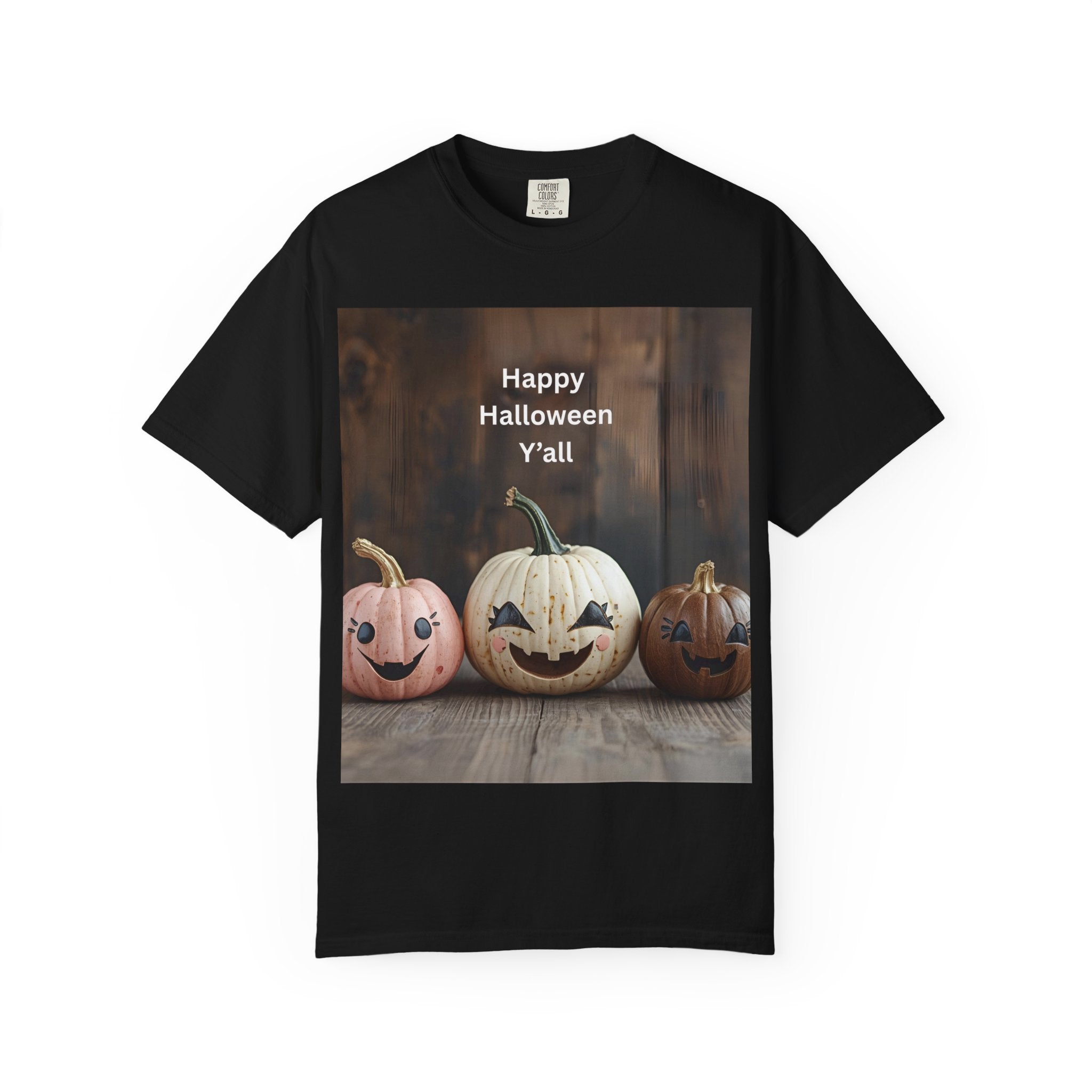 Happy Halloween Y'all T-shirt, Fall Pumpkin Tee, Unisex Halloween Apparel, Cute Halloween Gift, Autumn Wardrobe Essential