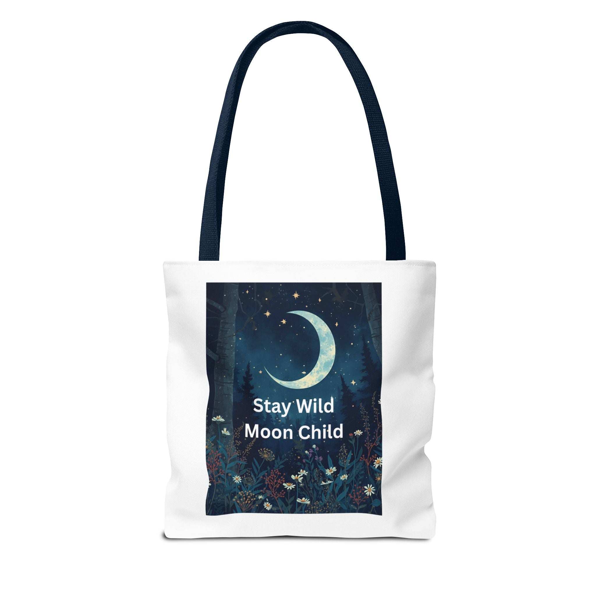 Stay Wild Moon Child Tote Bag - Stay Wild, Bohemian Bag, Eco-Friendly Tote, Astrology Gift, Festival Essential