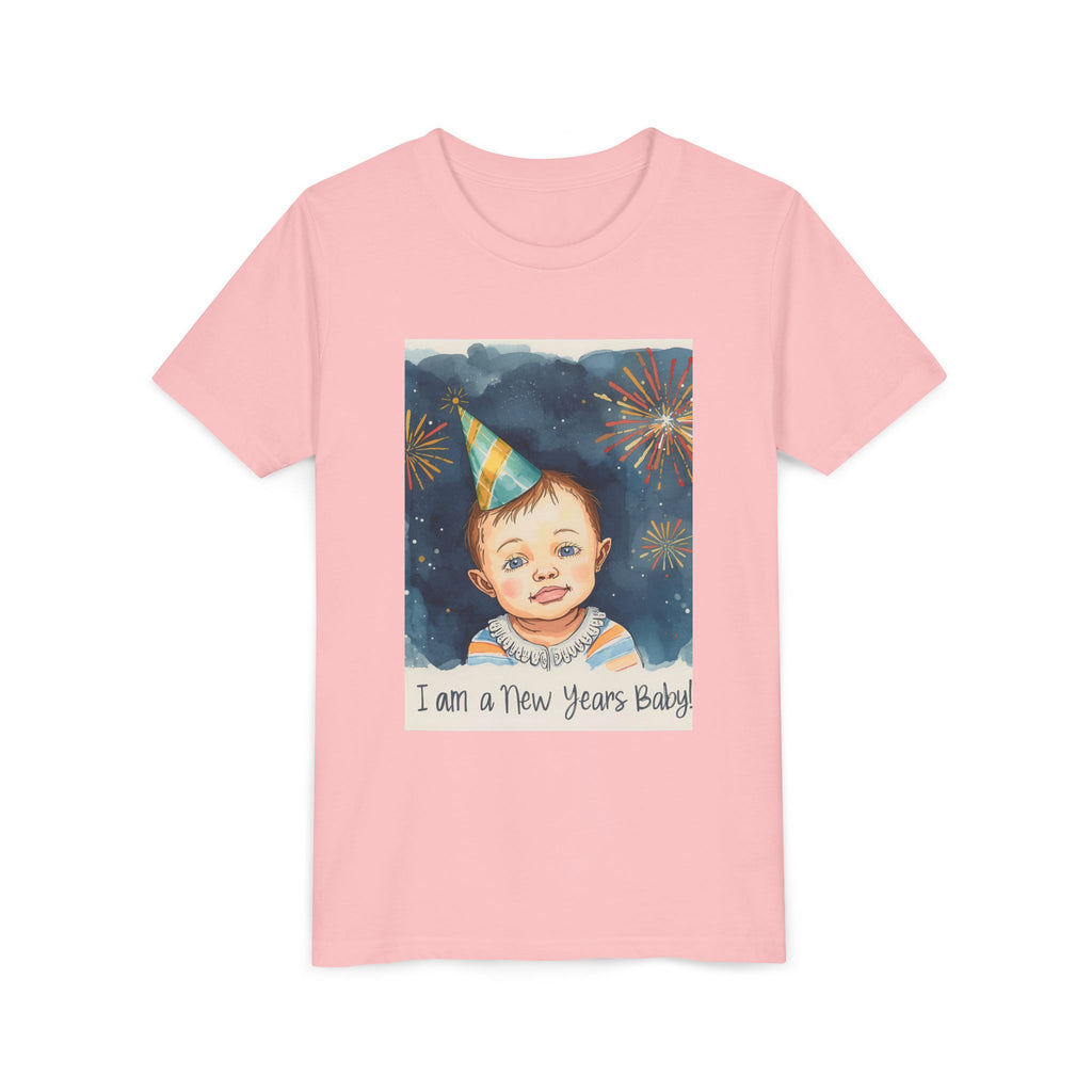 I Am A New Years Baby Youth Short Sleeve Tee