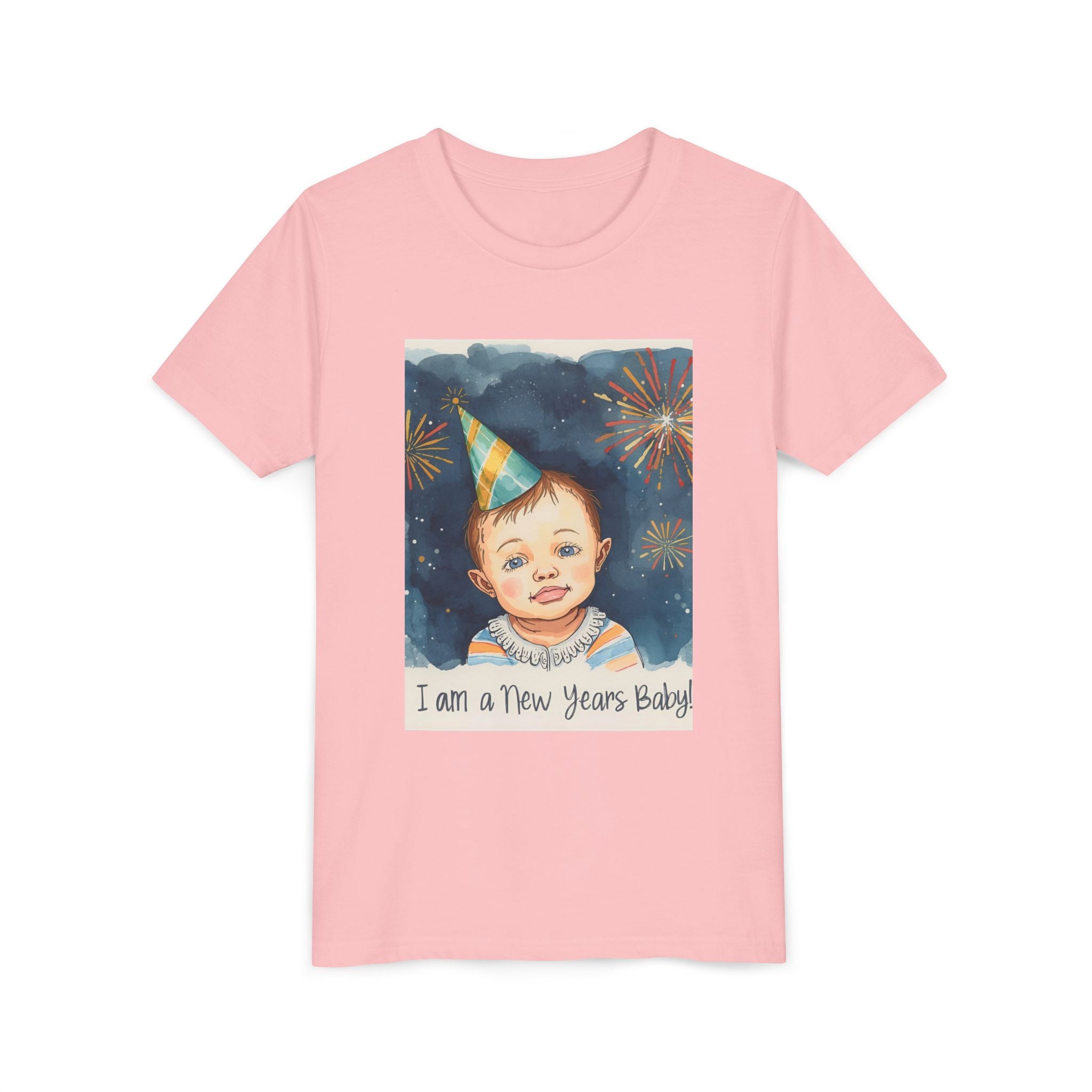 I Am A New Years Baby Youth Short Sleeve Tee
